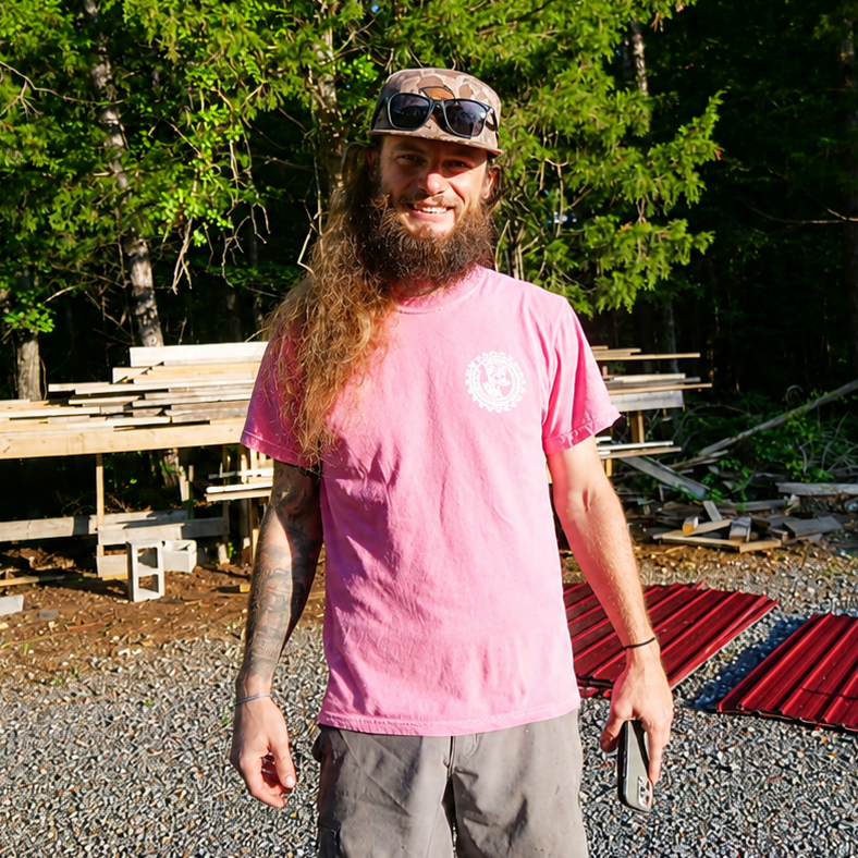 Pretty in Pink Mallard Building T-Shirt