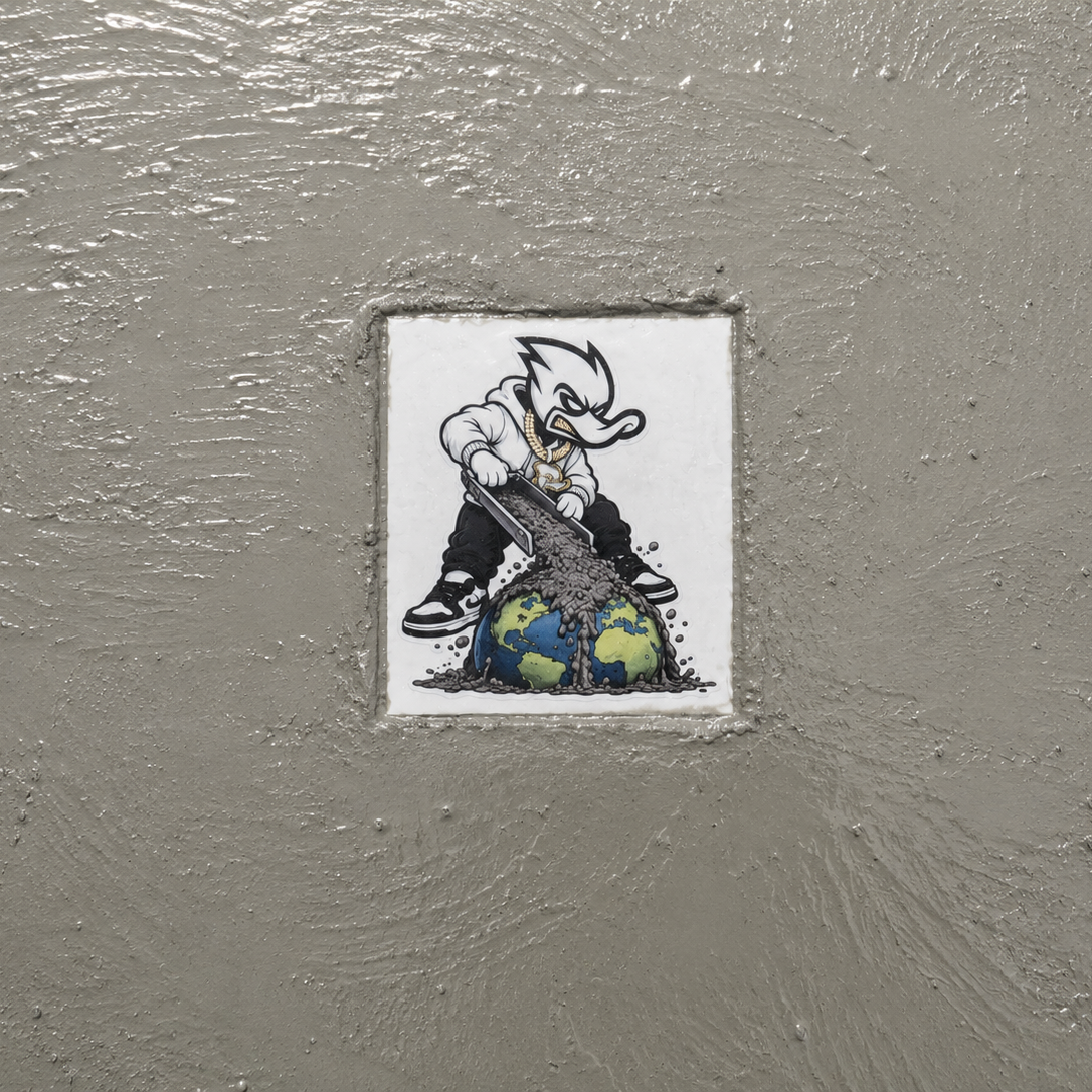 CONCRETE OVER EVERYTHING 5X5 sticker