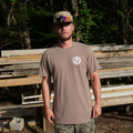 Straight Out the Mud Brown Mallard Building T-Shirt